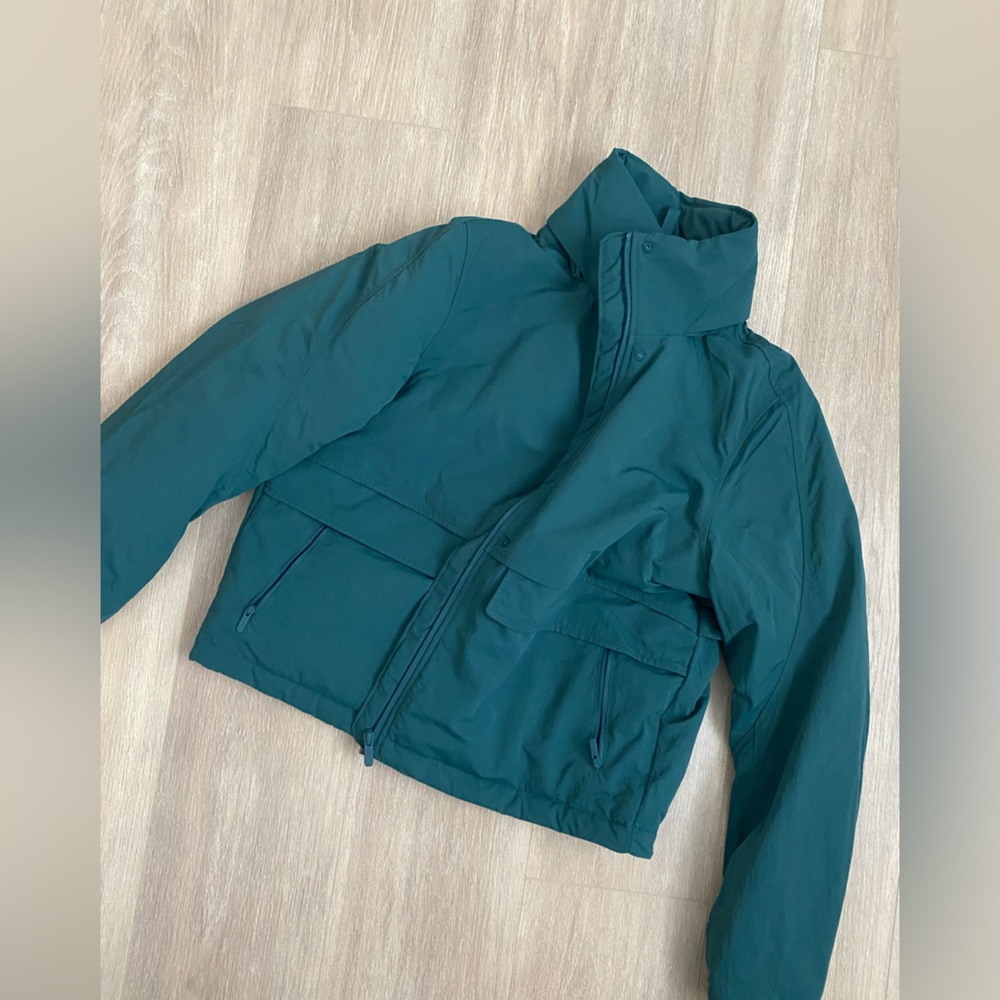Always effortless insulated jacket - green jasper - size 8